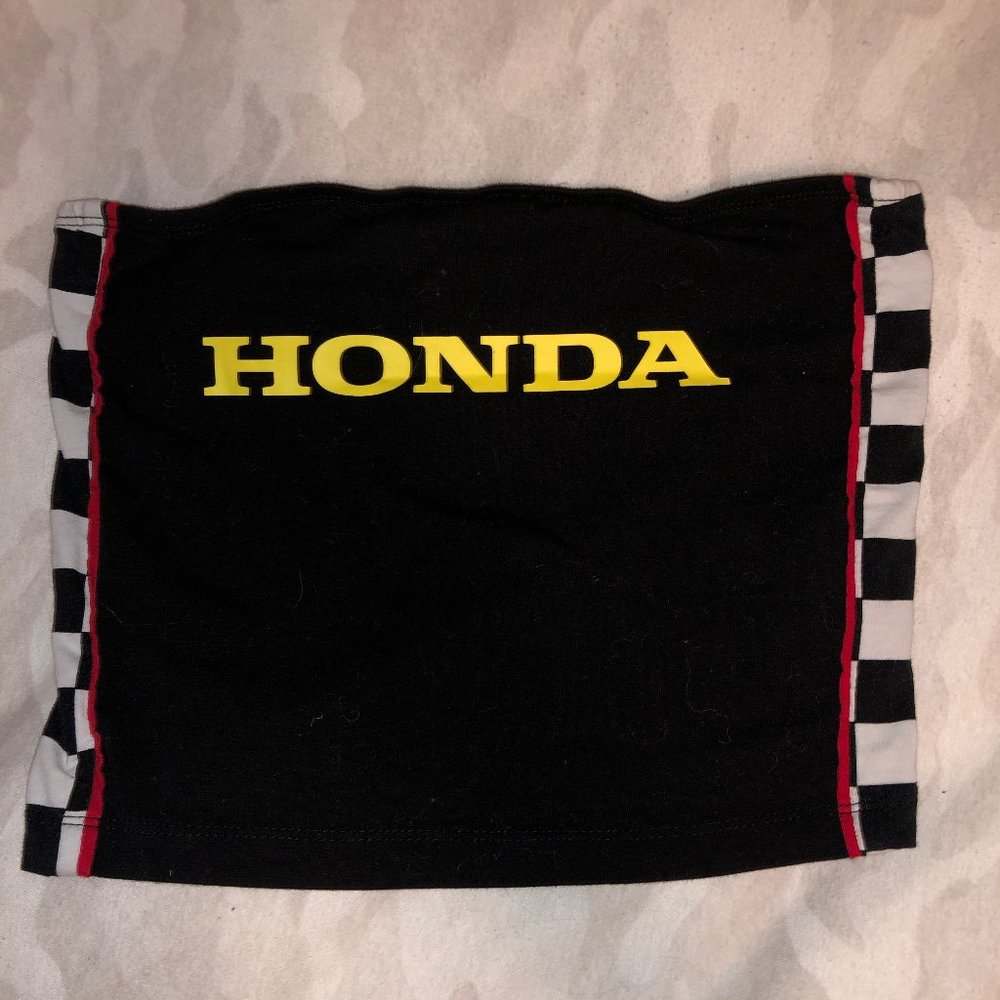 F21 Black Honda Tube Top